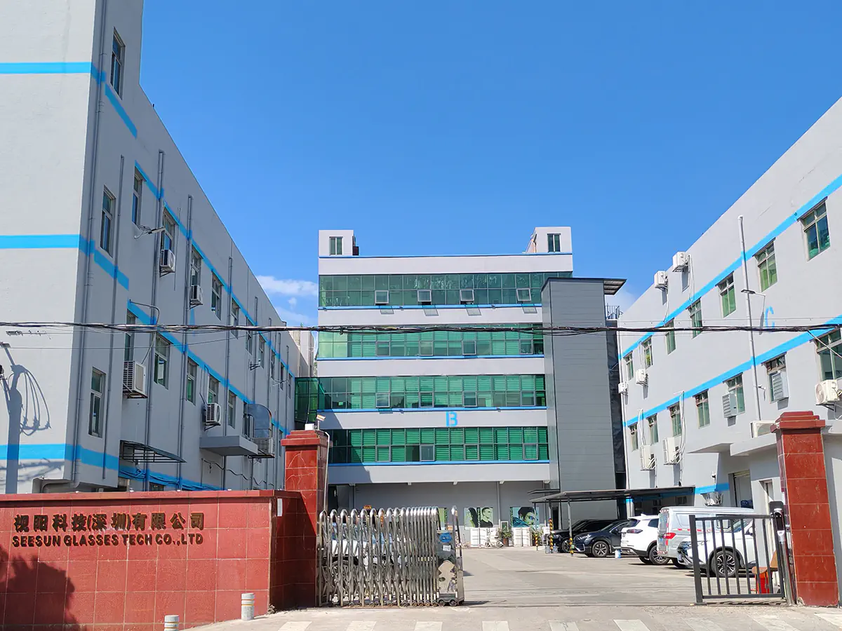 SEESUN sunglasses and eyeglasses manufacturing factory in Shenzhen, China